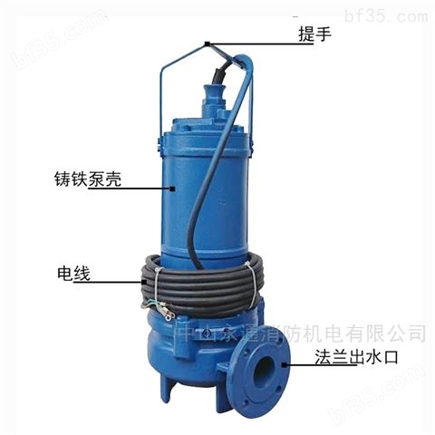 污水泵便携式抽水泵QW系列潜水泵